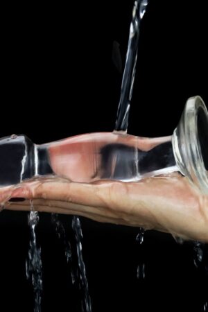 Plug prostatico trasparente impeccabile da 6,5''