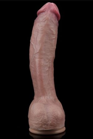 Pene naturale in silicone a doppio strato da 10,5''