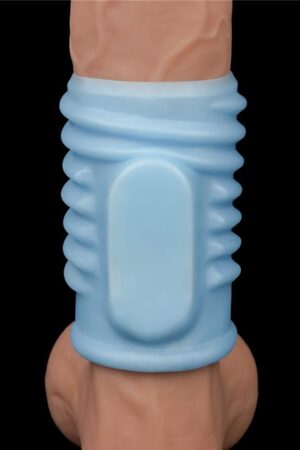 Anello vibrante a spirale blu