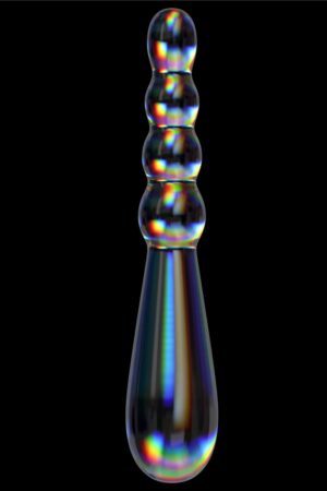 Dildo in vetro Twilight Gleam - Rising Ripples