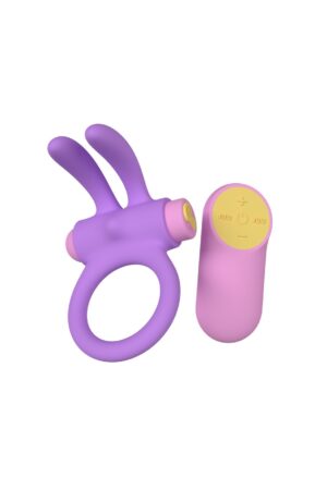ANELLO VIBRANTE RINY CON CONTROLLER USB IN SILICONE LILLA