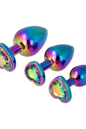 SET DI PLUG ANALI IN METALLO N. 36