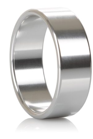 Anello in lega metallica extra large argento