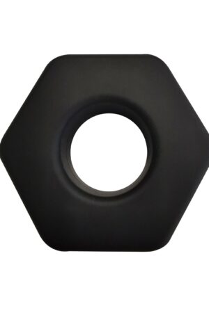 Anello a C morbido in silicone nero