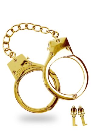 Manette BDSM placcate oro oro