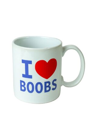 Tazza bianca I Love Boobs