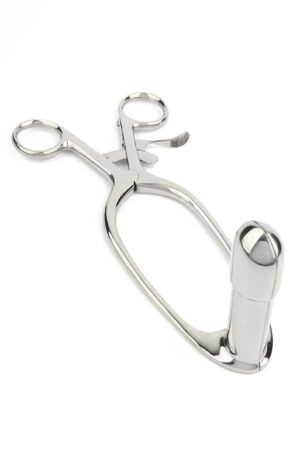 Speculum rettale di Barr grande argento