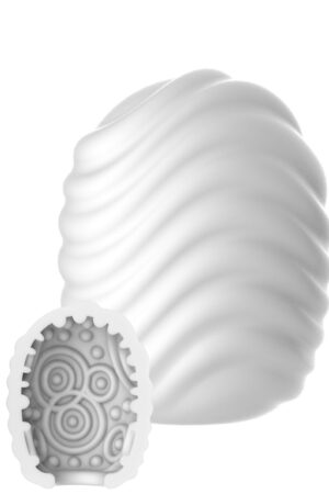 Mini Masturbatore Wave bianco