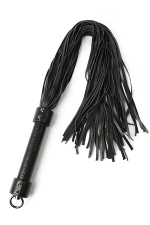 Frusta in vera pelle 75cm nera