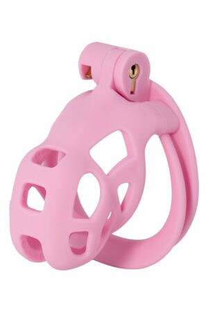 Gabbia per pene corta rosa