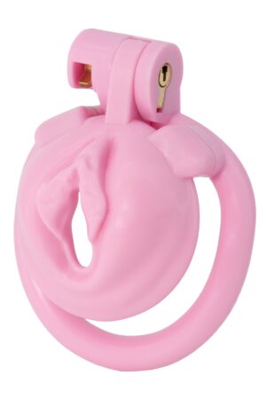 Sissy Trainer Cock Lock X-Short rosa