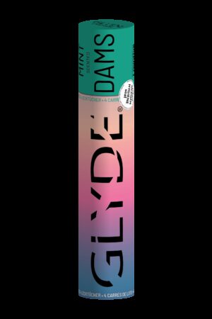 GLYDE DAMS BARRIERE IN LATTICE PER SESSO ORALE 4 UNITÀ MENTA