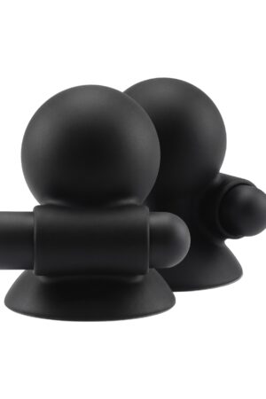 Vibratori per capezzoli ricaricabili, neri