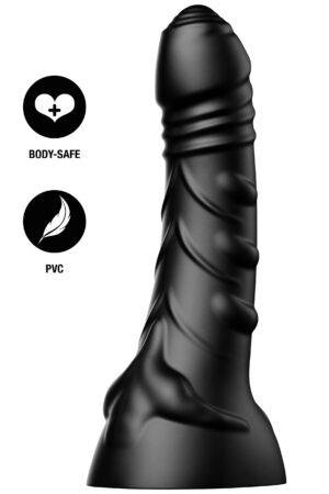 Pene da uomo grande in PVC, 30,5 cm, nero