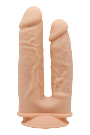 Silexd - Vibratore Premium Doppio Silicone Mod.1 8' - 7' - Color Carne