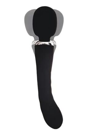 Fantasy Toys - Vibratore 2 in 1 Wand e Punto G - Nero - Pontus