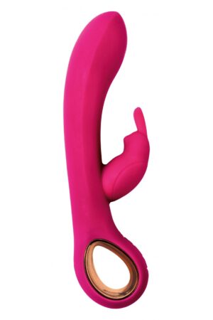 VIBRATORE PUNTO G CON STIMOLATORE CLITORIDEO BIA FUCSIA