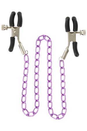 Catena stimolante per capezzoli viola