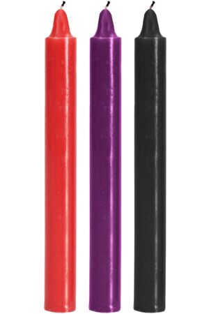 Candele giapponesi a goccia multicolori
