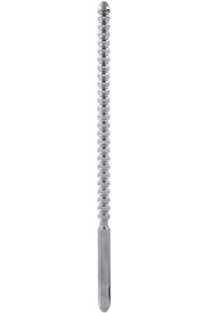 Astina di livello rigata 10 mm argento