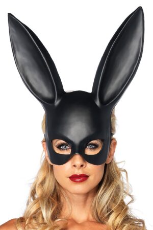 Maschera da coniglio in maschera nera