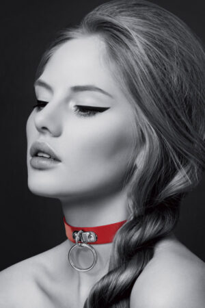 Bijoux Pour Toi - Collare con Anello - Rosso
