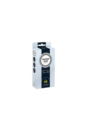 Mister Size - Preservativi Taglia 49 - 10 Pezzi
