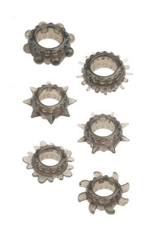 MENZSTUFF SET DI ANELLI ELASTICI 6 PEZZI