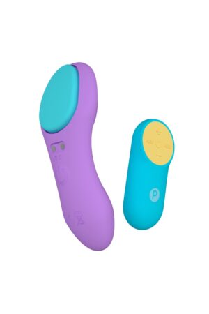 VIBRATORE A MUTANDINA CON CONTROLLO USB LILA