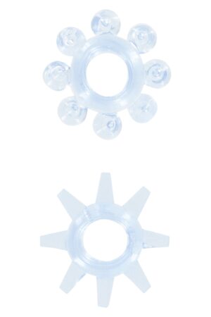 Anelli elastici Power Stretchy 2 pezzi trasparenti