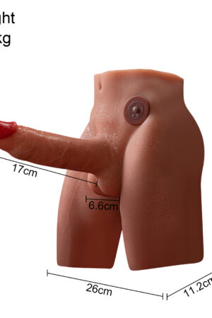 Xise - Jason - Torso con Dildo Thrusting e Vibrante - 6,6