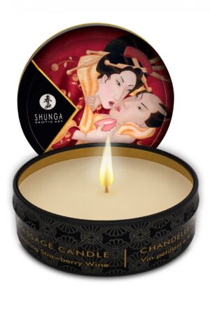 Candela da massaggio allo champagne e fragola 30 ml