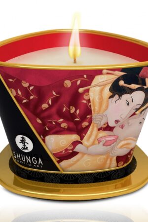Candela da massaggio allo champagne e fragola 170 ml