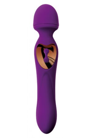 VIBRATORE A BACCHETTA 2 IN 1 VIOLA AGÔN