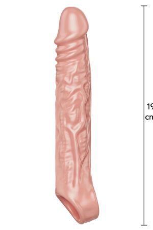 Manicotto di estensione in TPE grande 19 cm pelle