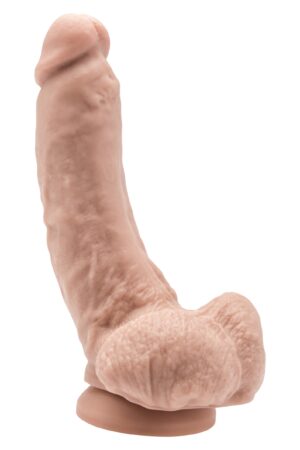 Dildo in PVC da 20,5 cm con rivestimento in pelle