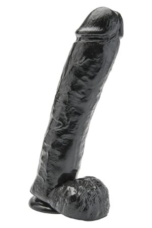 Dildo in PVC nero, 28 cm