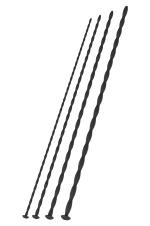 Set di dilatatori per pene, 4 pezzi, colore nero