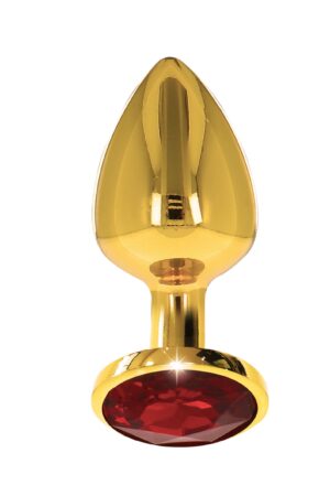 Plug anale con gioiello di diamante L oro