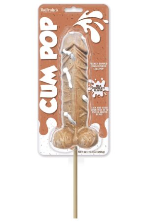 Lecca-lecca al gusto di cioccolato marrone