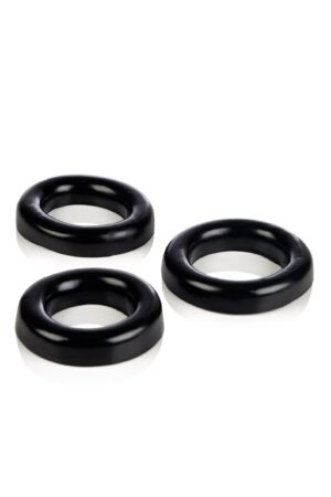 Set di 3 anelli COLT neri