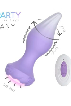 QUALSIASI SPINA VIBRATORE ROTANTE USB CON TELECOMANDO