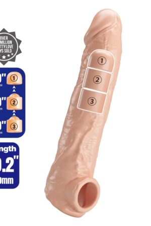 Pretty Love Extension Penis Sleeve 10,2 Color carne
