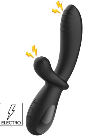 Vibratore per stimolazione elettrica del punto G, colore nero