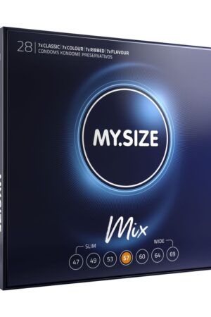 MY SIZE MIX Preservativi 57 mm (28 pezzi)