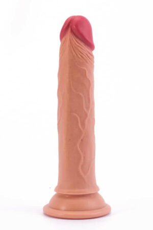 Carne di pene naturale in silicone a doppio strato da 7