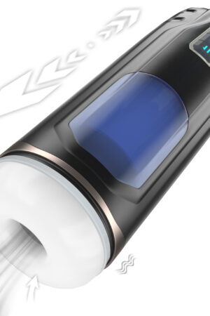 Xise - Masturbatore Neutro con Funzione Suzione, Thrusting e Vibrante