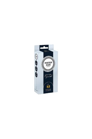 Mister Size - Preservativi Taglia 53 - 10 Pezzi