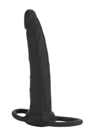 Doppio cavaliere in silicone nero