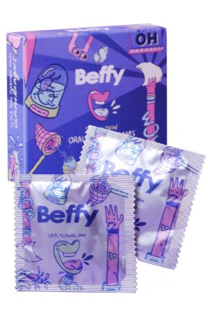 Beffy Oral Dams 3 pezzi naturali